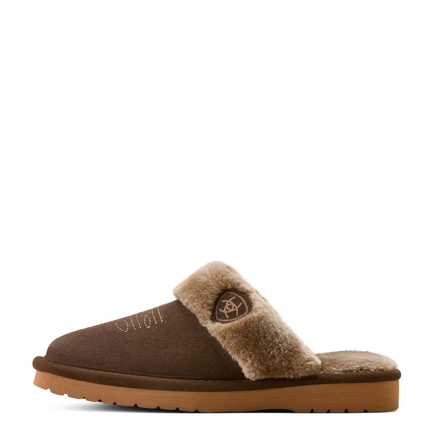 Ariat Ladies Chocolate Jackie Square Toe Scuff Exotic Slipper AR2830-225