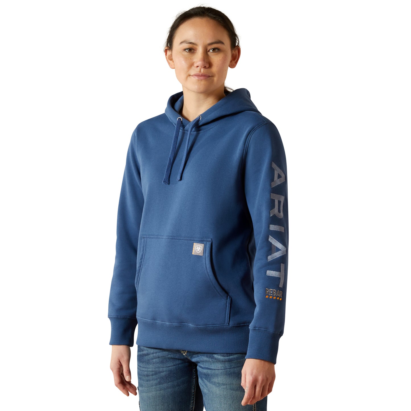 Ariat Ladies Rebar Graphic Ensign Blue Hoodie 10062662