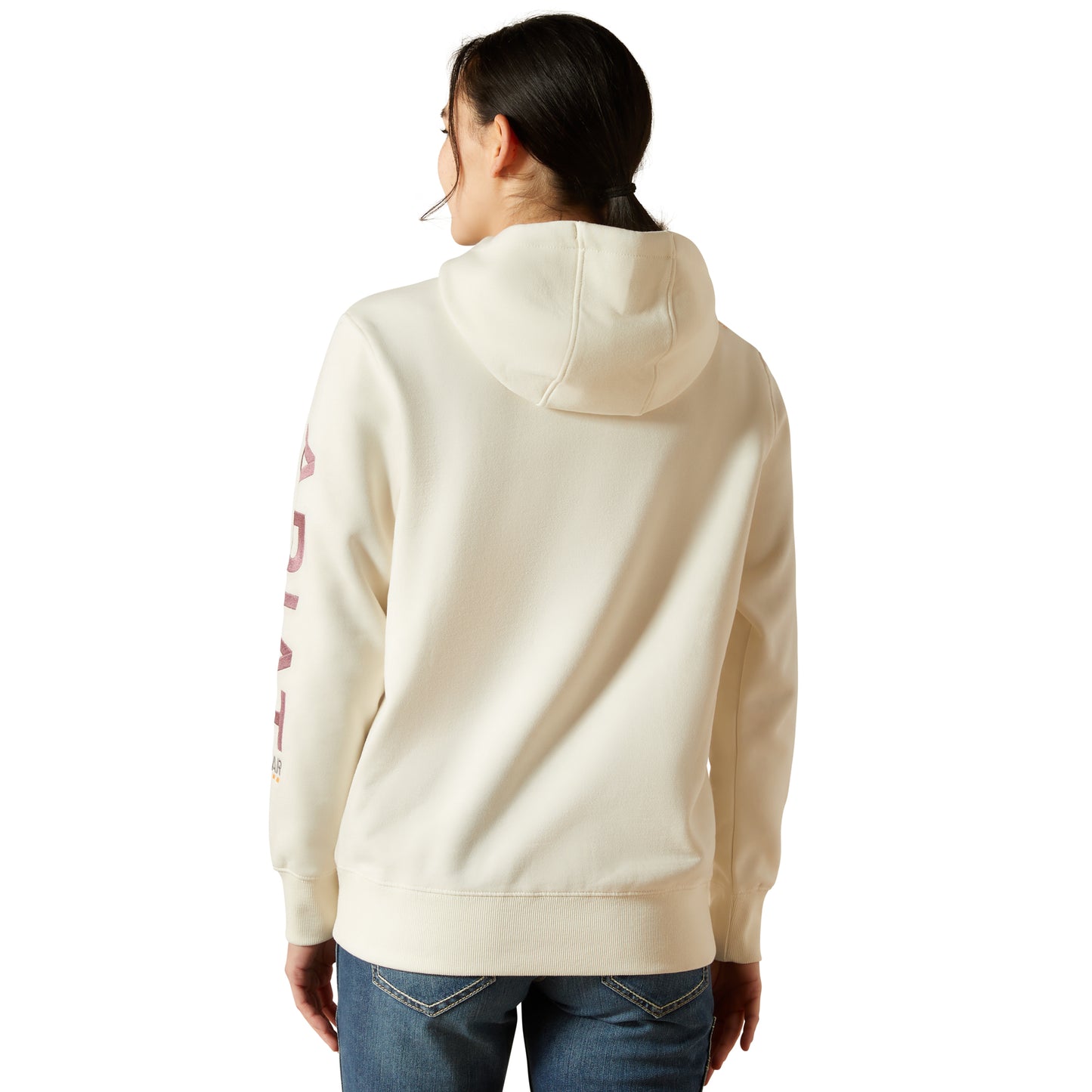 Ariat Ladies Rebar Graphic Vanilla Ice & Orchid Haze Hoodie 10062663