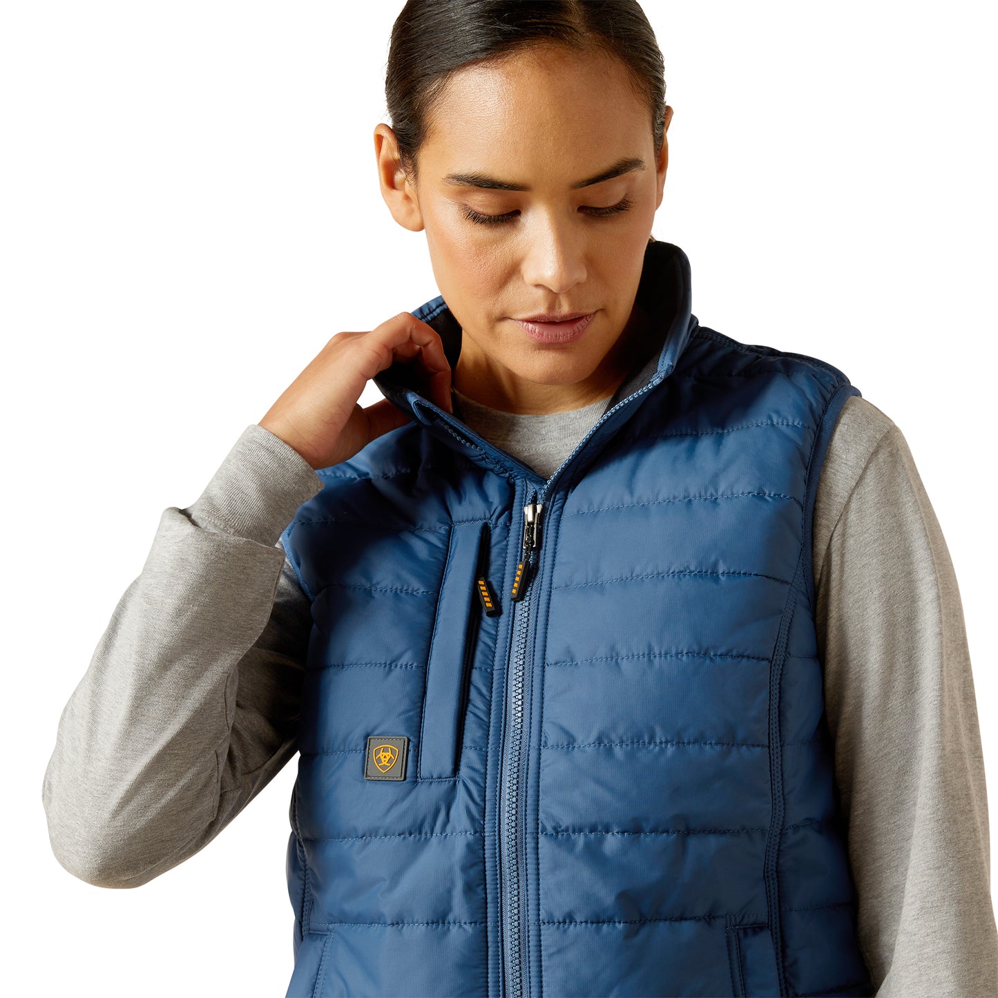 Ariat Ladies Rebar Cordura Ripstop Ensign Blue Insulated Vest 10062723