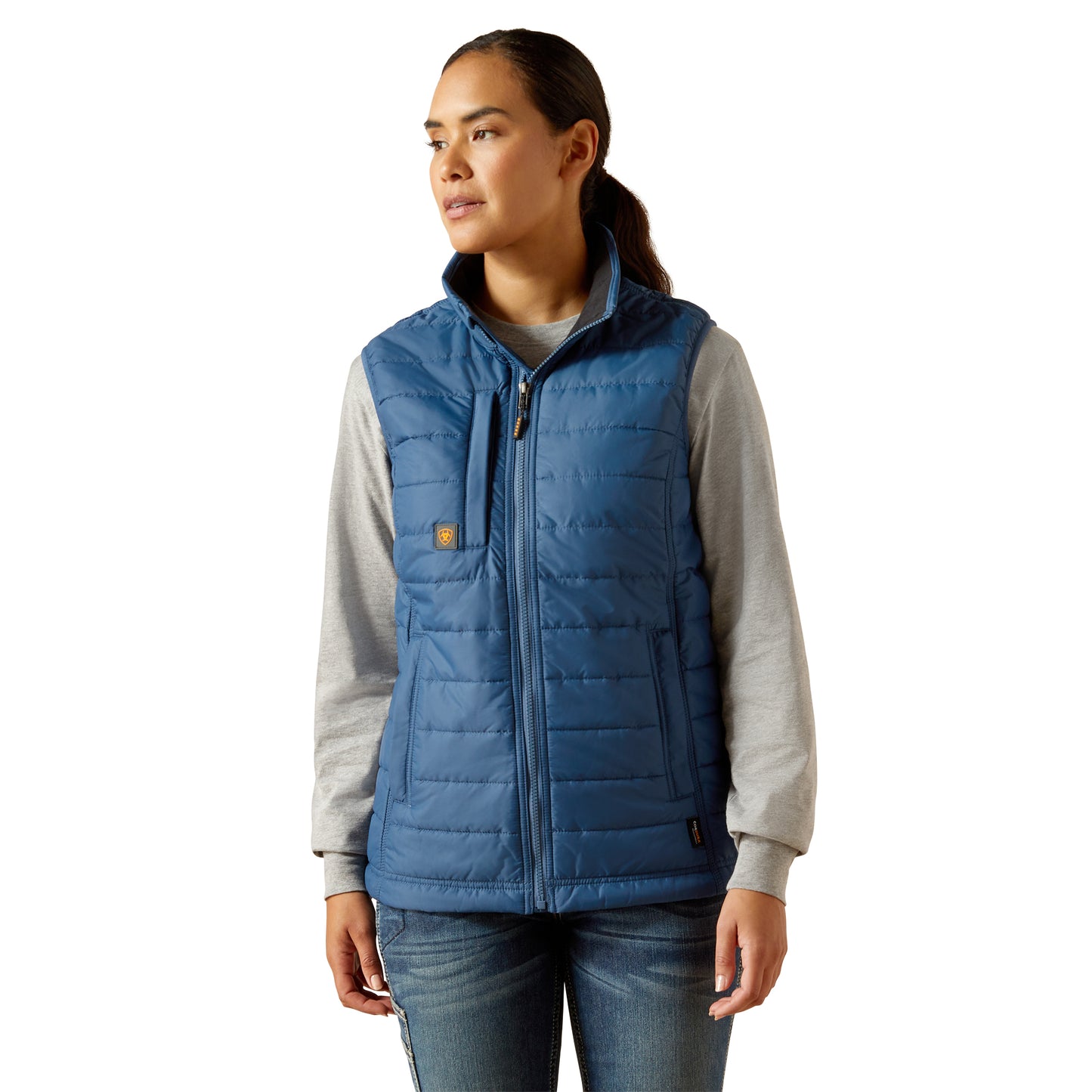 Ariat Ladies Rebar Cordura Ripstop Ensign Blue Insulated Vest 10062723