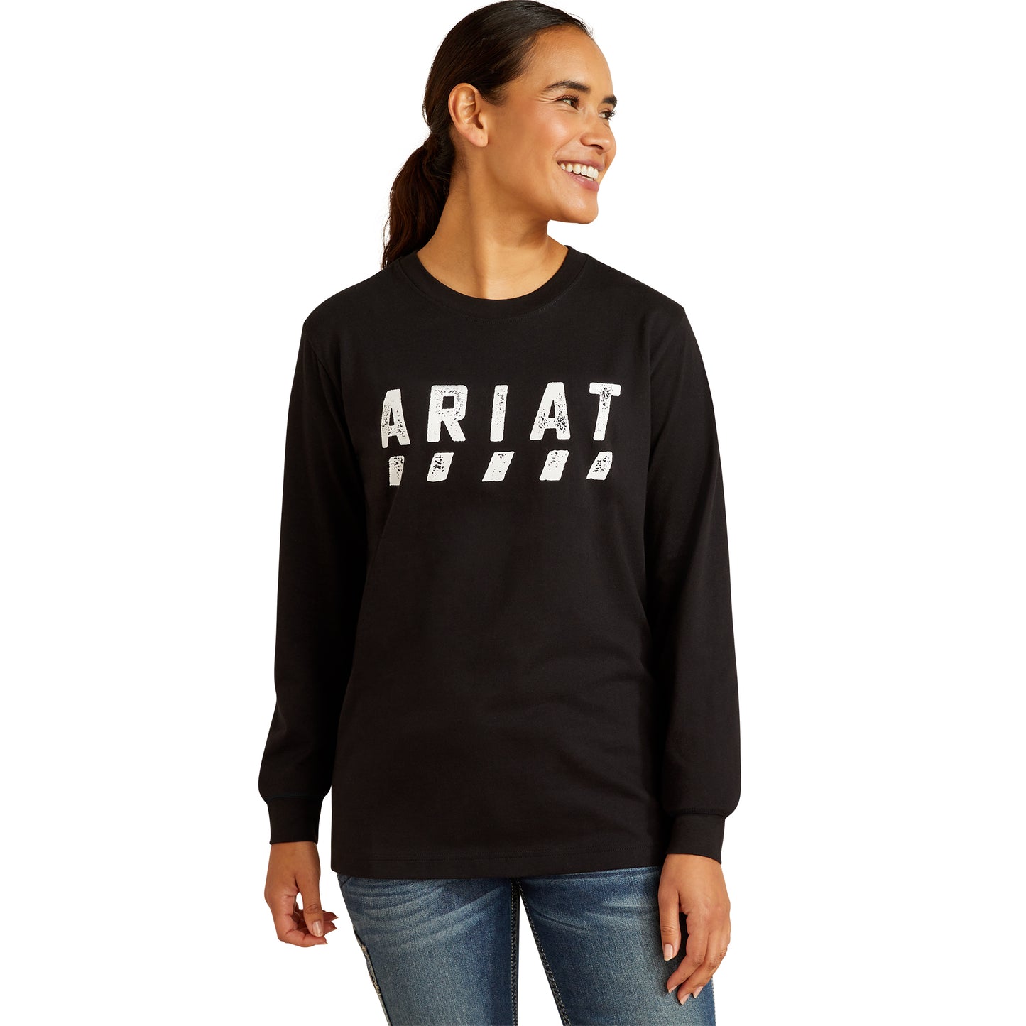 Ariat Ladies Rebar Cotton Strong Logo T-Shirt 10062781