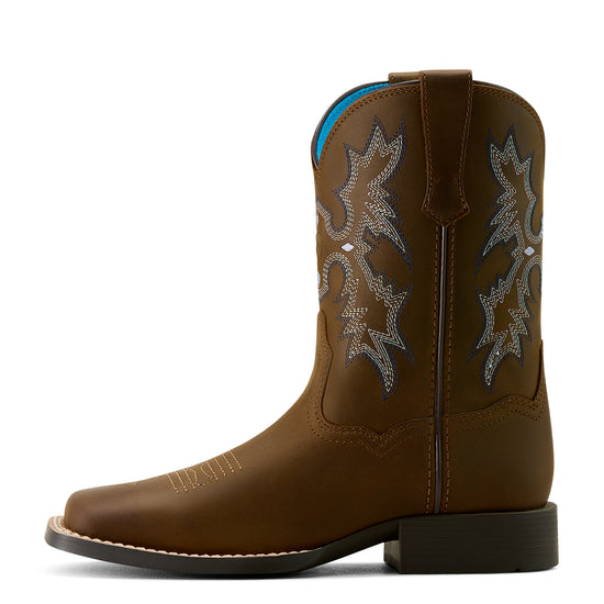 Ariat Boy's Tombstone Distressed Brown Western Boots 10063834