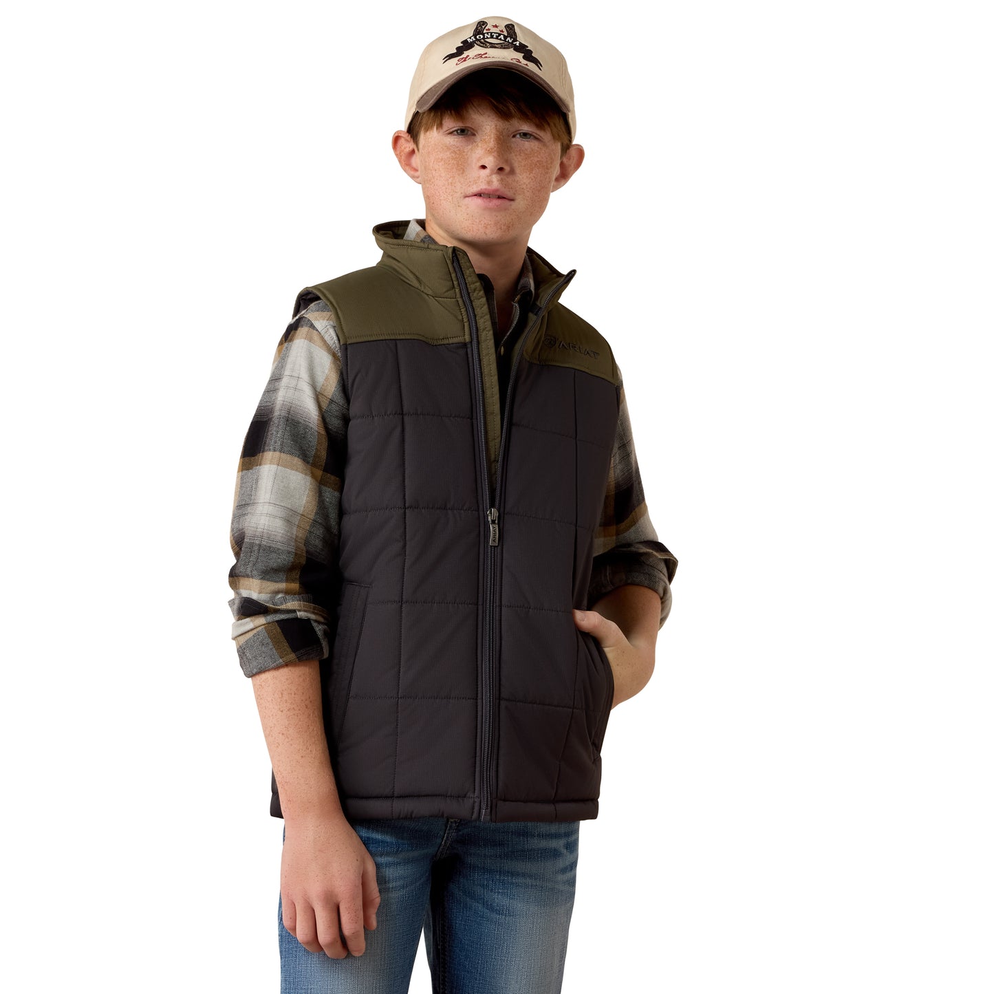 Ariat Youth Boy's Crius Phantom Insulated Vest 10079296