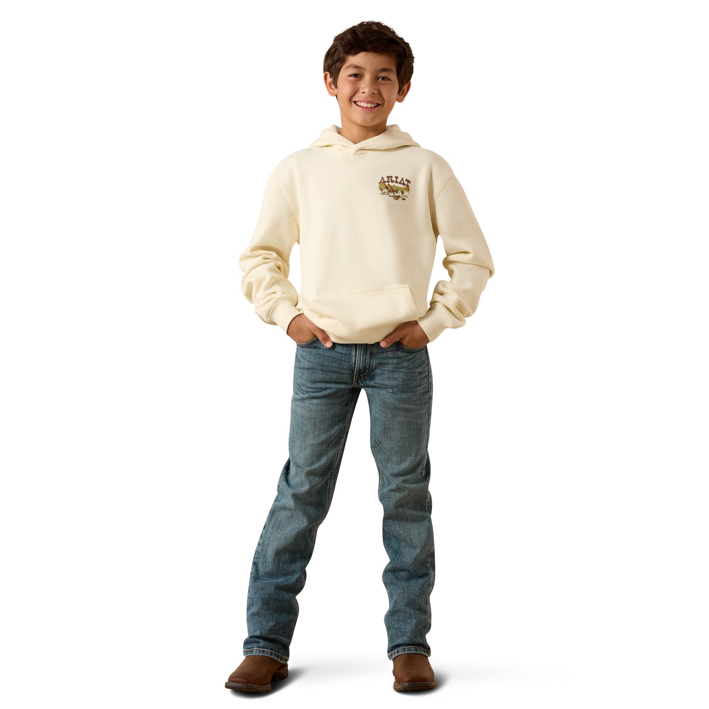 Ariat Youth Boy's Pulp Turtledove Western Hoodie 10079384