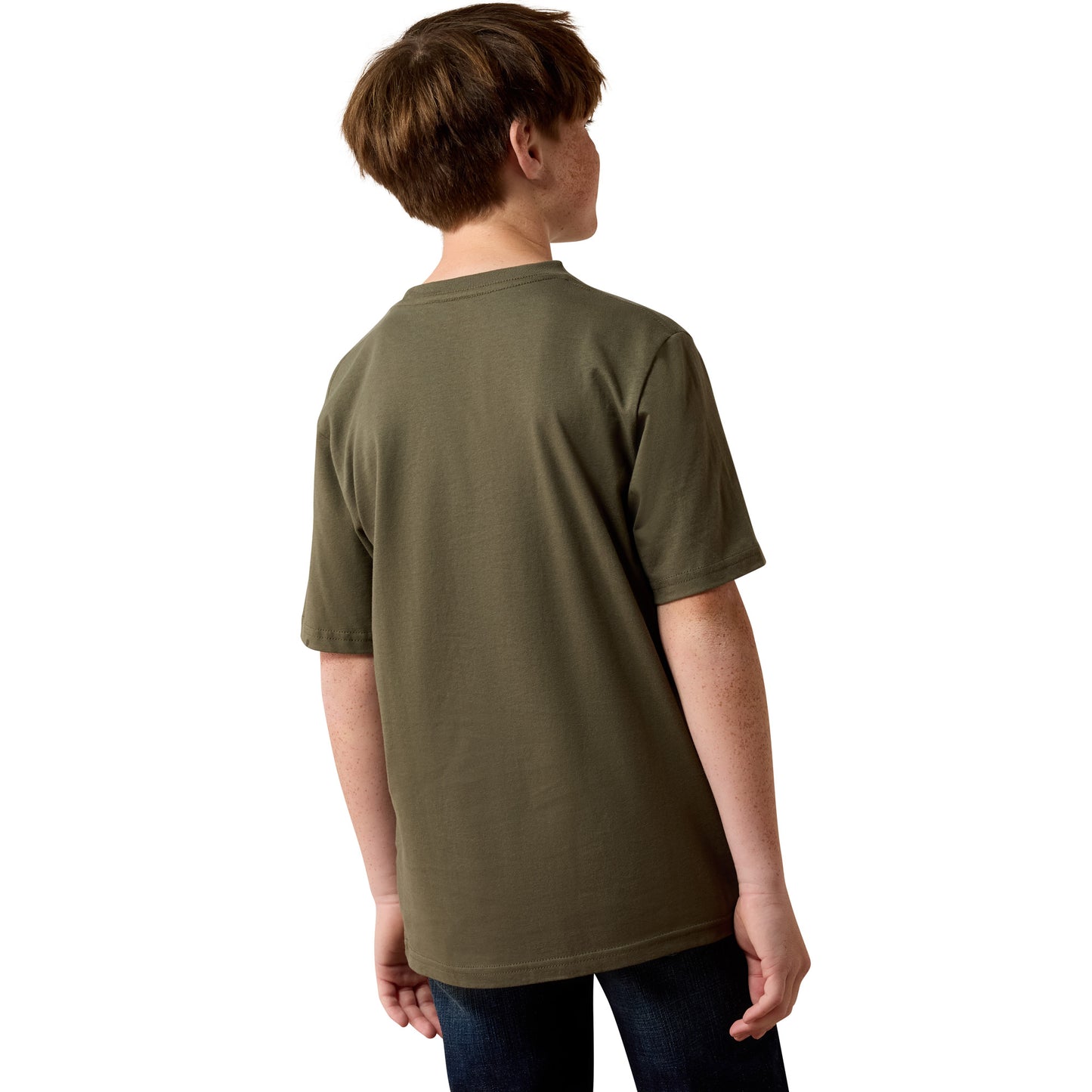 Ariat Youth Boy's Wild Creek Camo Army Green T-Shirt 10079540