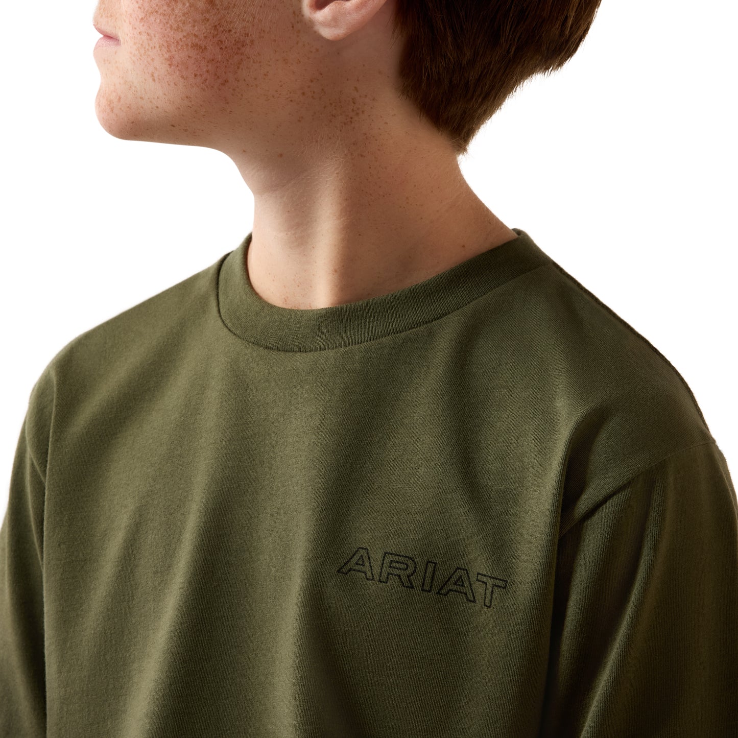 Ariat Youth Boy's Rust Serape Shield Grape Leaf T-Shirt 10079615