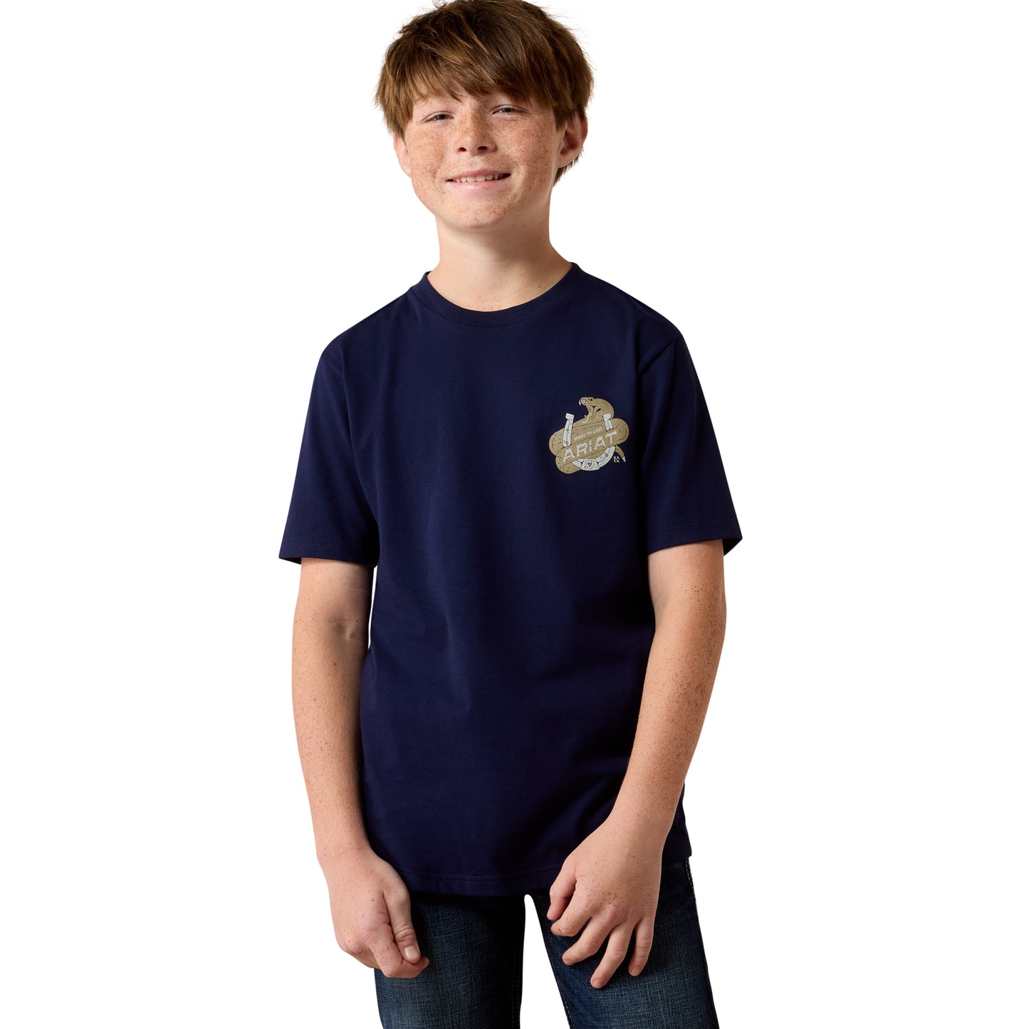 Ariat Youth Boy's Snake Bite Classic Blue T-Shirt 10079663