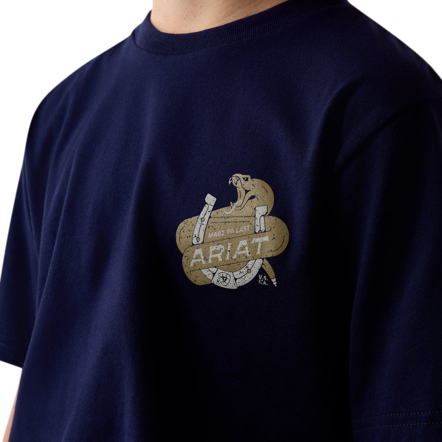 Ariat Youth Boy's Snake Bite Classic Blue T-Shirt 10079663