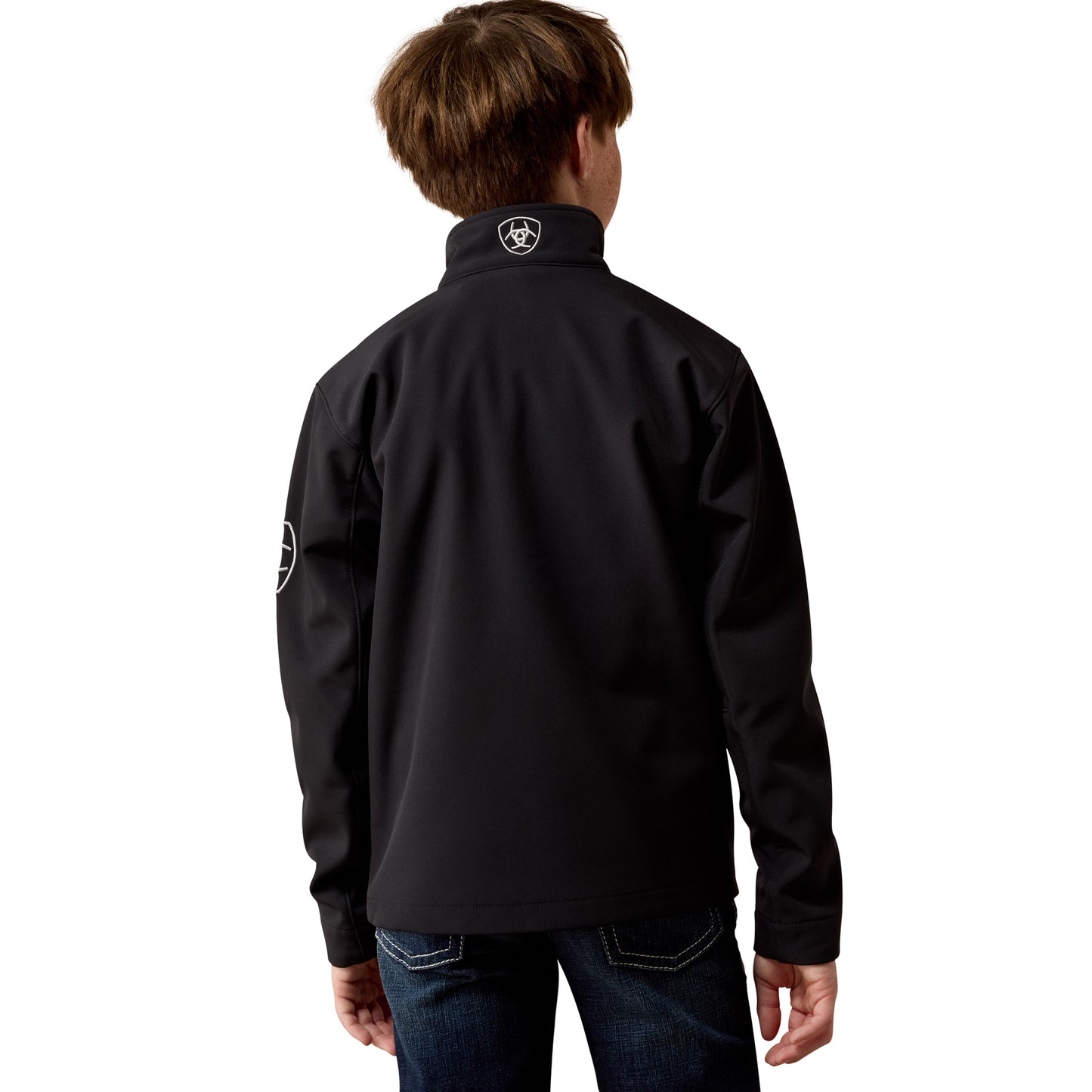 Ariat Youth Boy's Logo Black Softshell Jacket 10079694