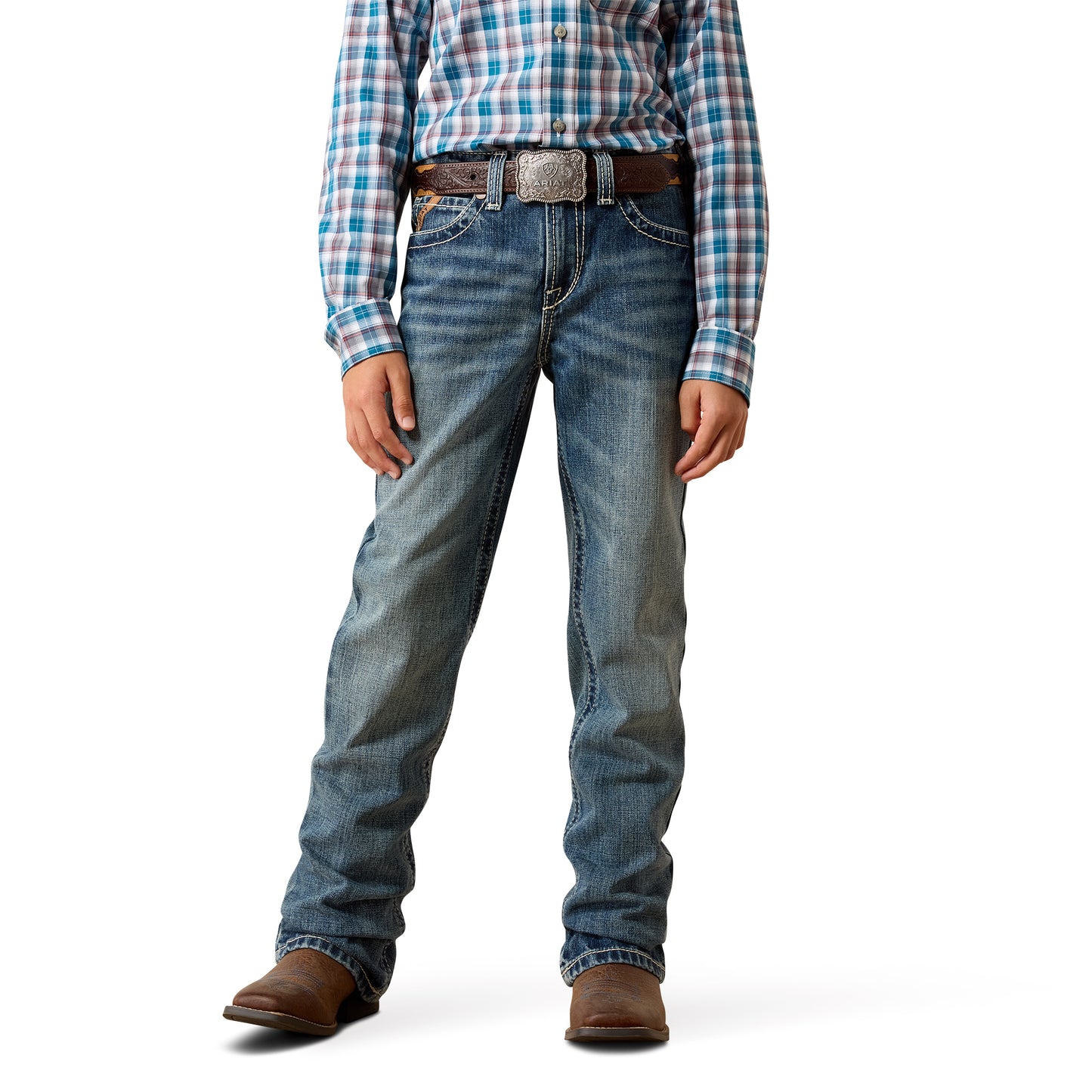Ariat Youth Boy's B4 Relaxed Jonathan Durango Boot Cut Jeans 10079866