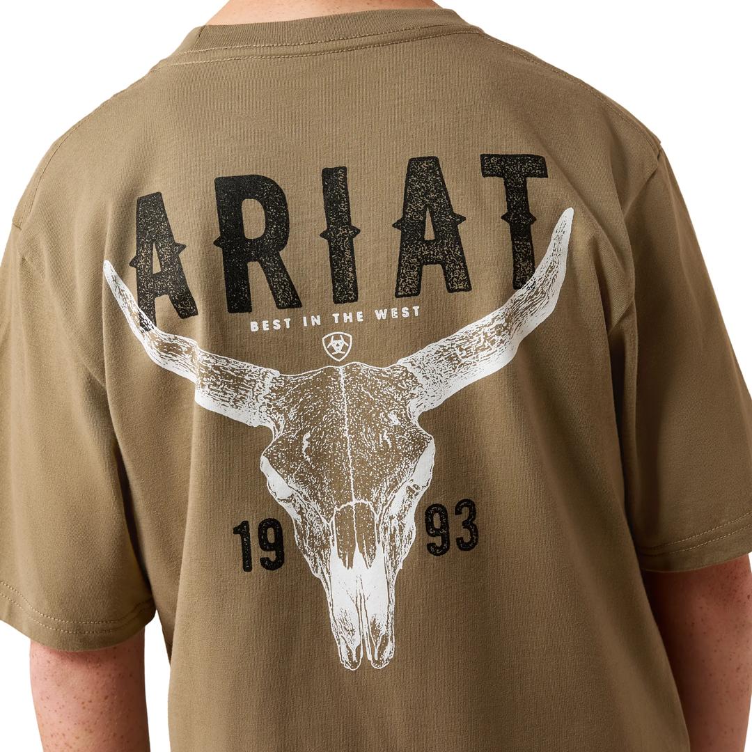 Ariat Youth Boy's Best Longhorn Fallen Rock T-Shirt 10080707 detail01