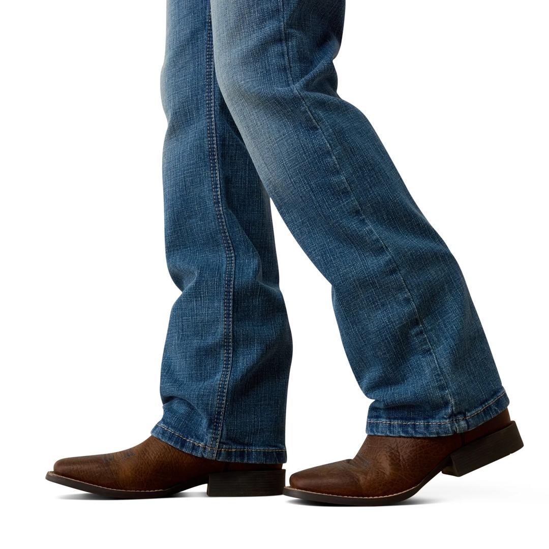 Ariat Youth Boy's B4 Relaxed Huck Cory Boot Cut Jeans 10080870 detail03