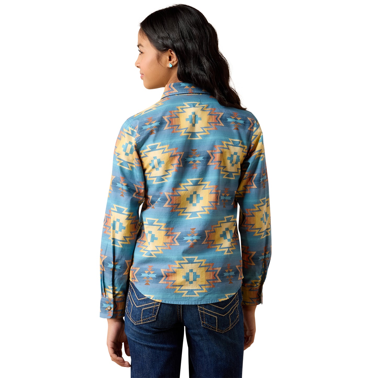 Ariat Youth Girl's Canyon Call Sonoma Southwest Lakeside Snap Shirt 10079473