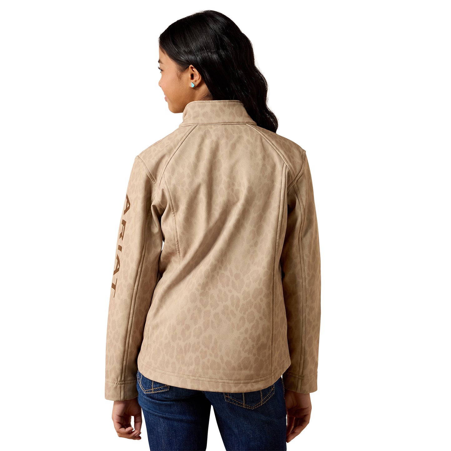 Ariat Youth Girl's Logo Faded Leopard Softshell Jacket 10079821