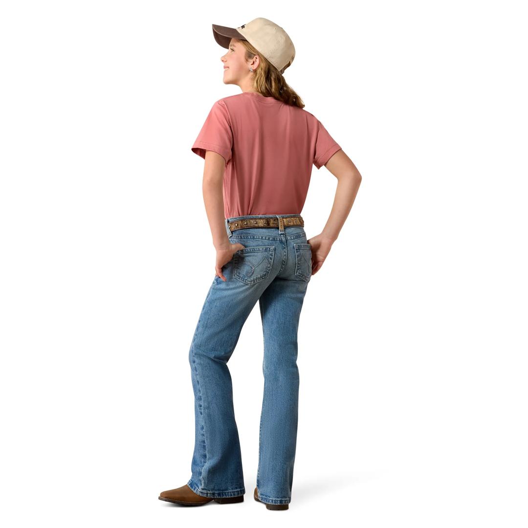 Ariat Youth Girl's Rowan Tennessee Boot Cut Jeans 10080833 back