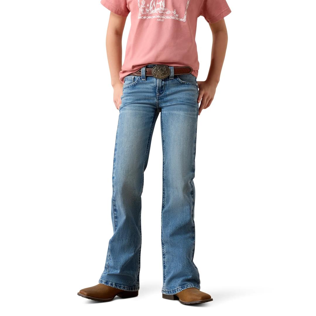 Ariat Youth Girl's Rowan Tennessee Boot Cut Jeans 10080833 front