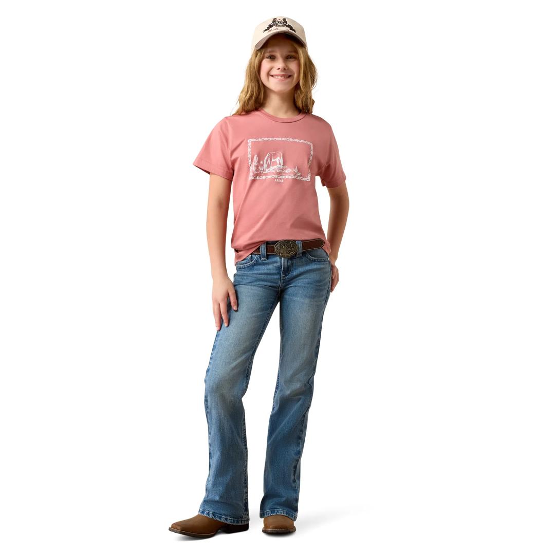 Ariat Youth Girl's Rowan Tennessee Boot Cut Jeans 10080833 full