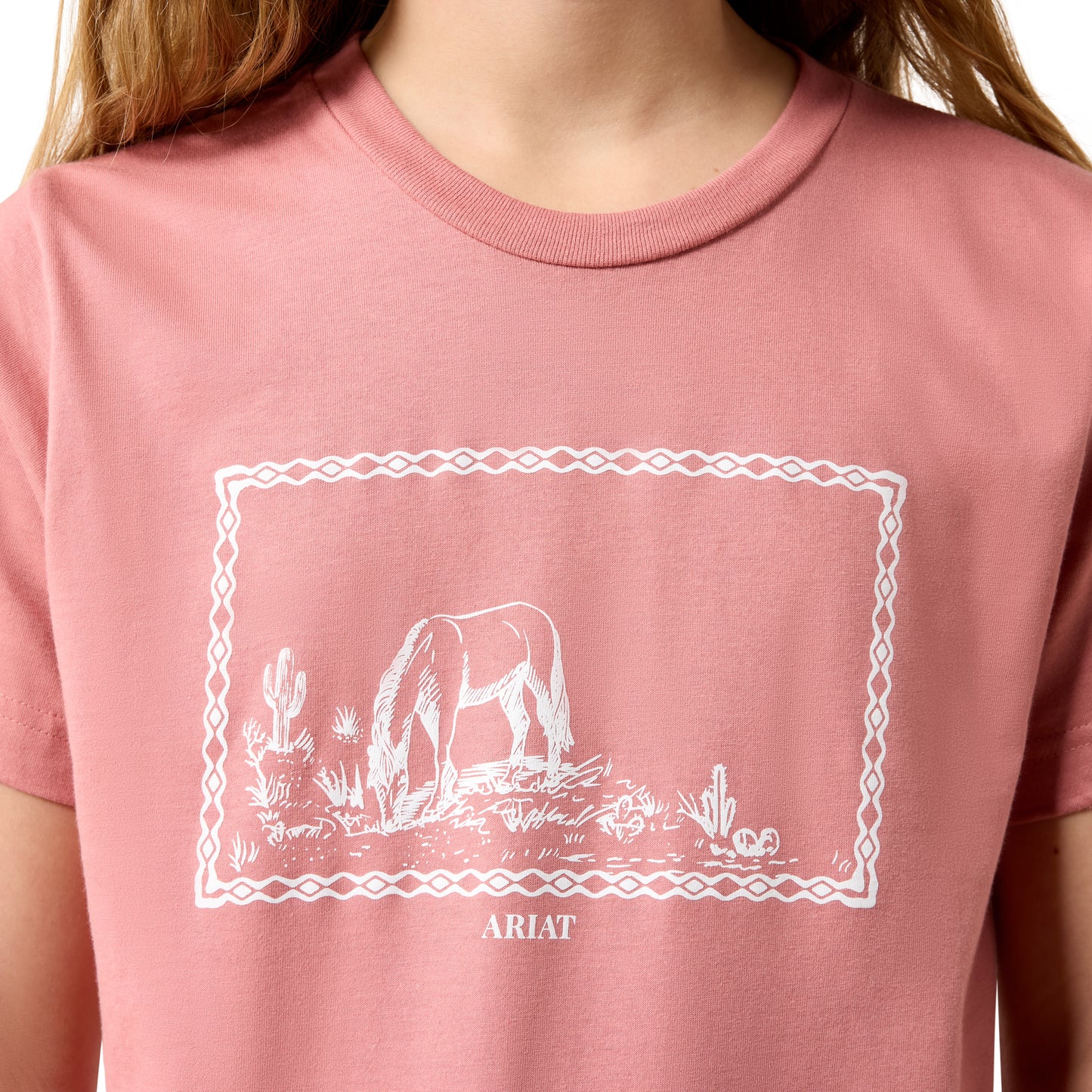 Ariat Youth Girl's Horse Frame Mauvelous T-Shirt 10082176