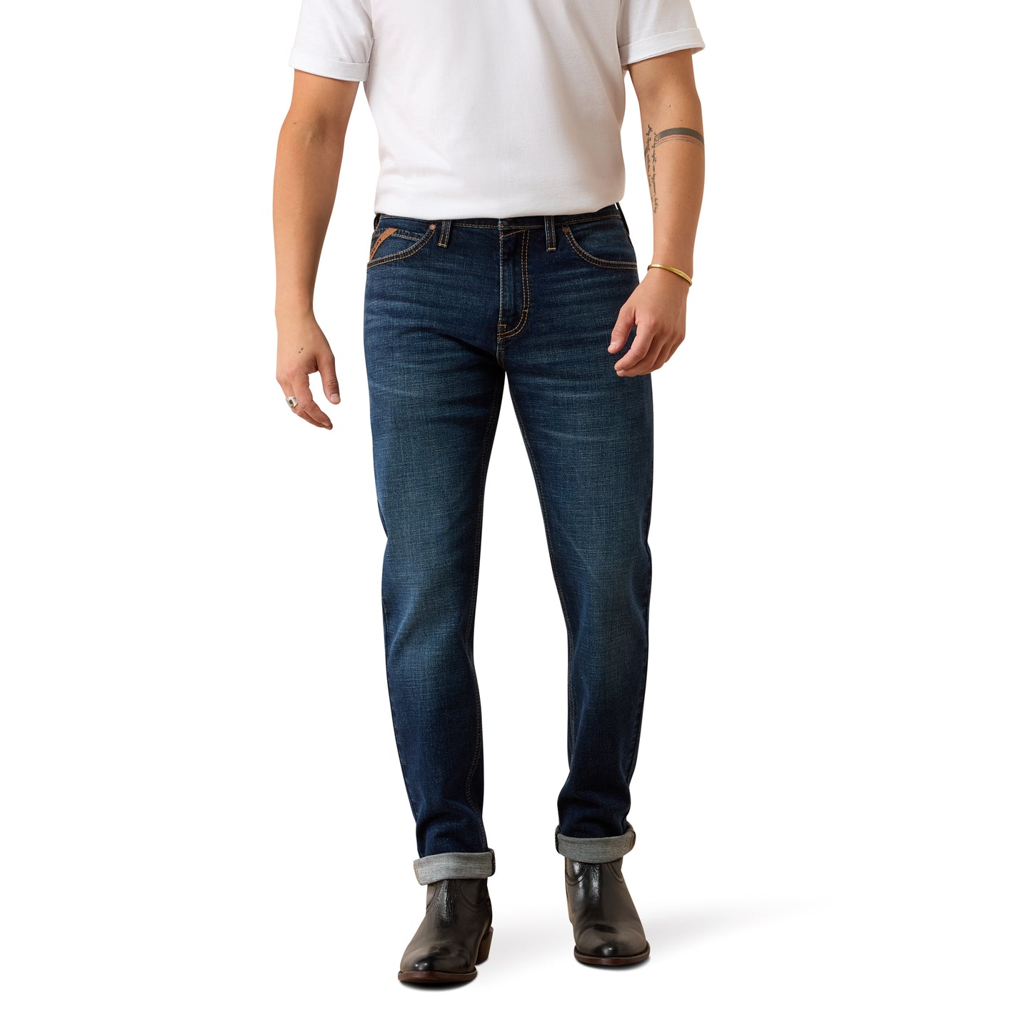 Ariat Men's M8 Slim Hansen Kyle Wash Taper Jeans 10078948