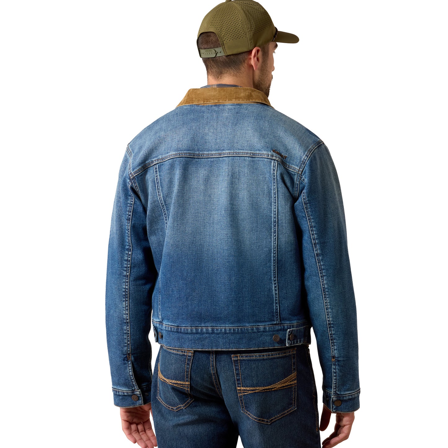 Ariat Men's Flannel Lined Nate Wash Trucker Jacket 10078964