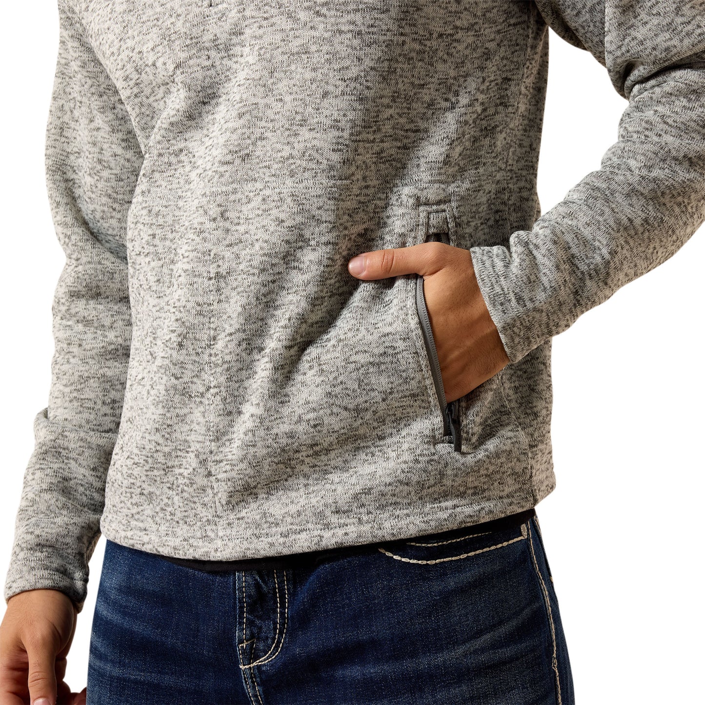 Ariat Men's Caldwell Nulla Heather 1/4 Zip Sweater 10079250
