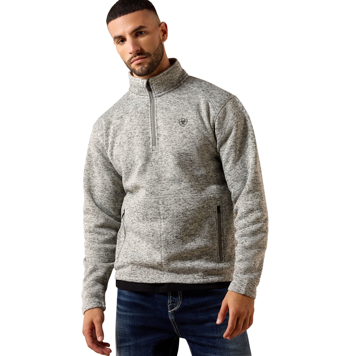 Ariat Men's Caldwell Nulla Heather 1/4 Zip Sweater 10079250