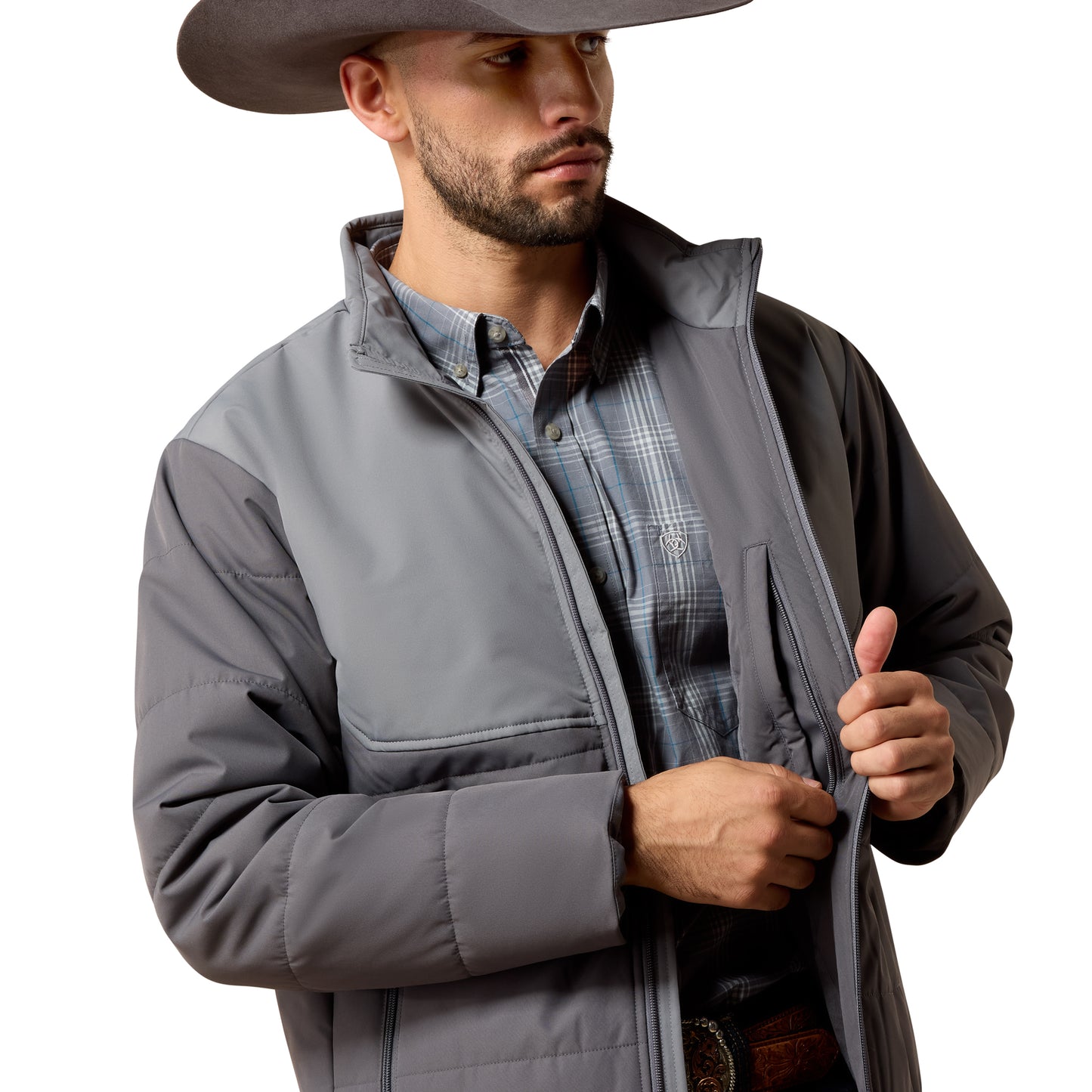 Ariat Men's Titan Quiet Shade & Iron Gate Insulated Jacket 10079283