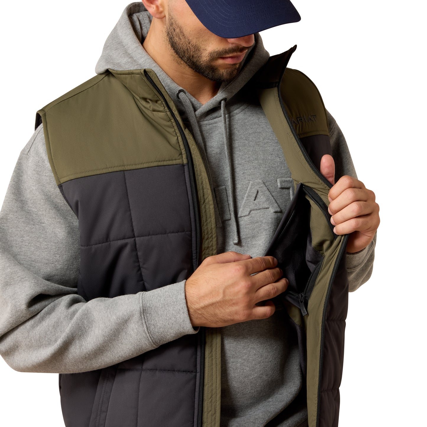 Ariat Men's Crius Phantom & Grape Leaf Insulated Vest 10079293
