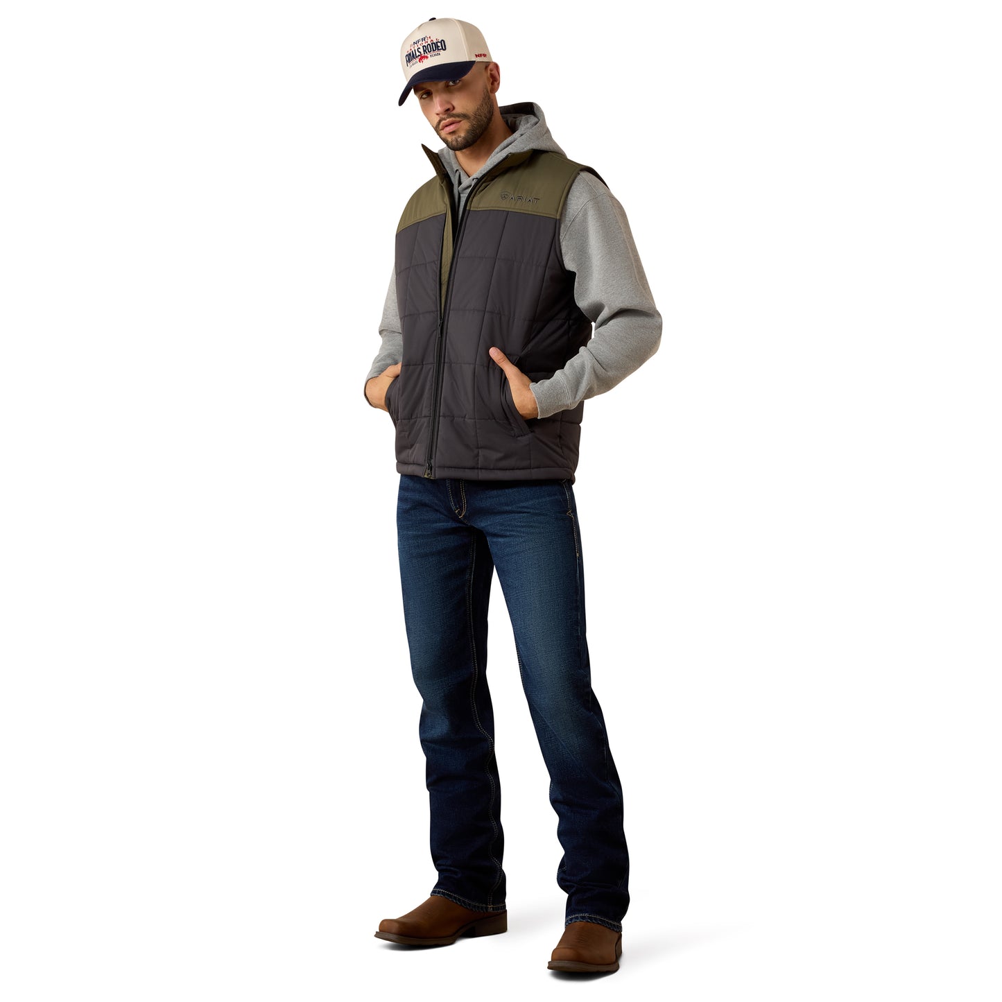 Ariat Men's Crius Phantom & Grape Leaf Insulated Vest 10079293