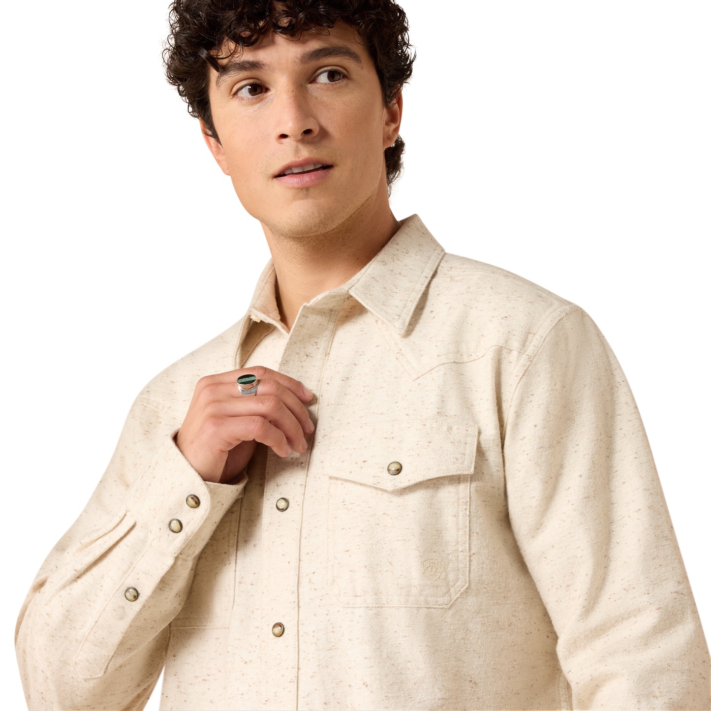 Ariat Men's Retro Hercules Peyote Fitted Snap Shirt 10079301