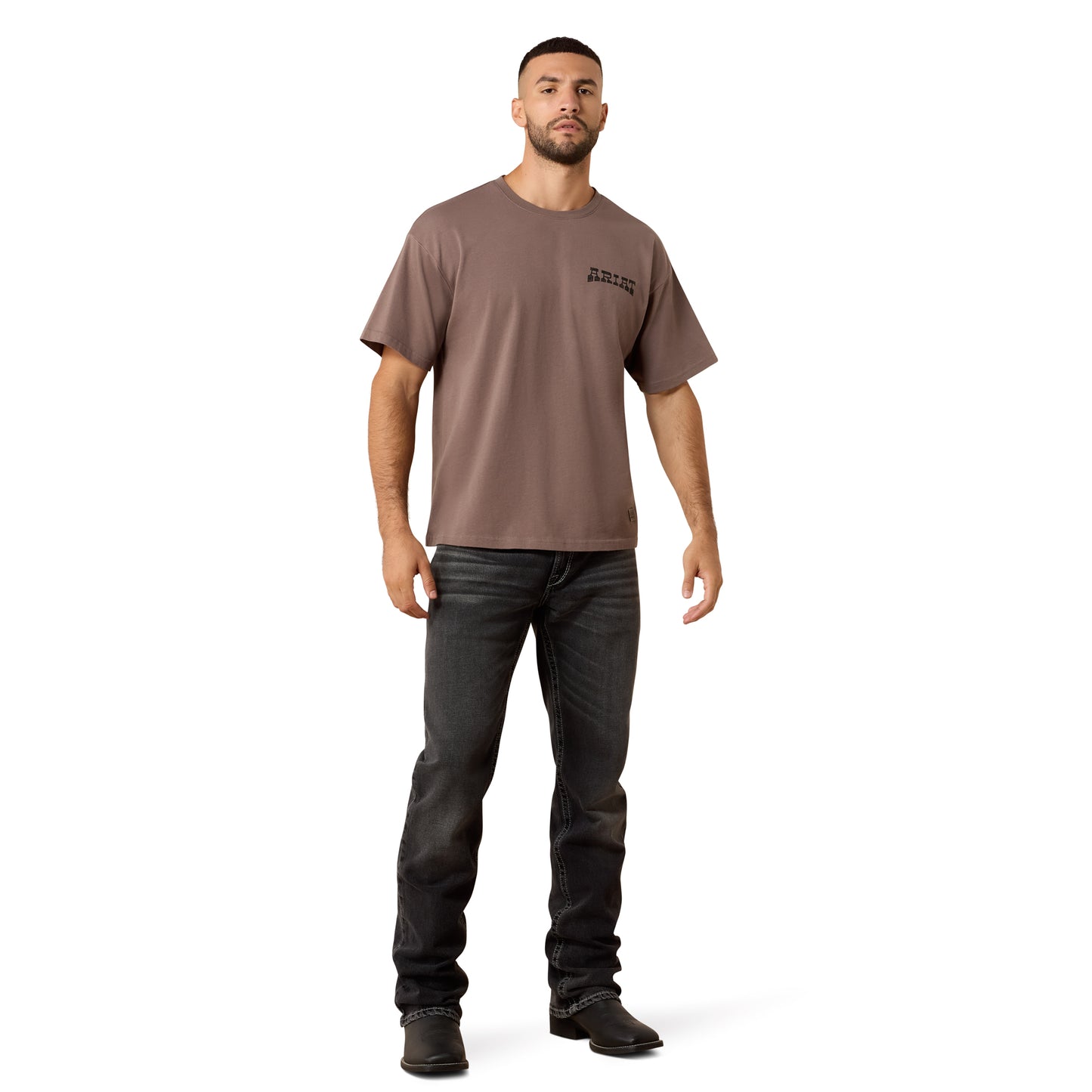 Ariat Men's Cowboy Approved Iron ToughStock Boxy T-Shirt 10079336