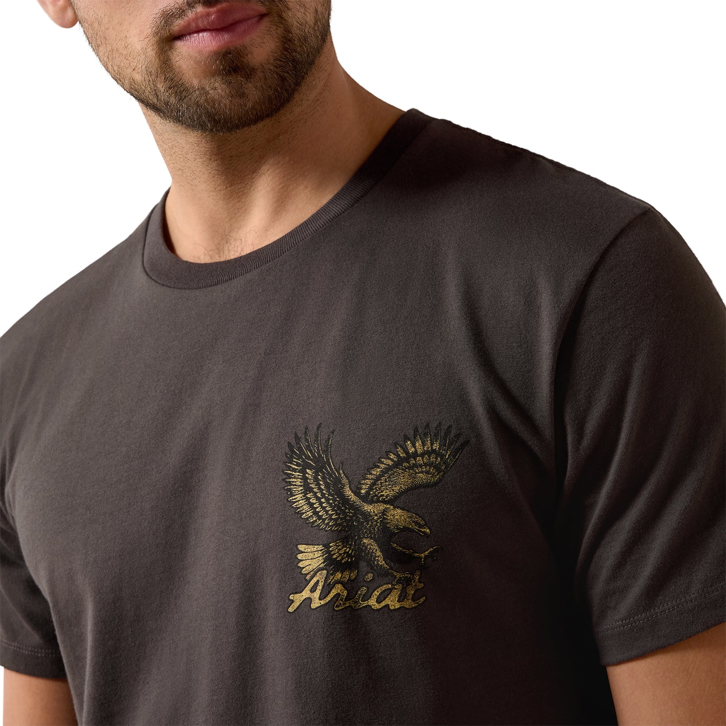 Ariat Men's Stitched Eagle Vintage Black T-Shirt 10079382
