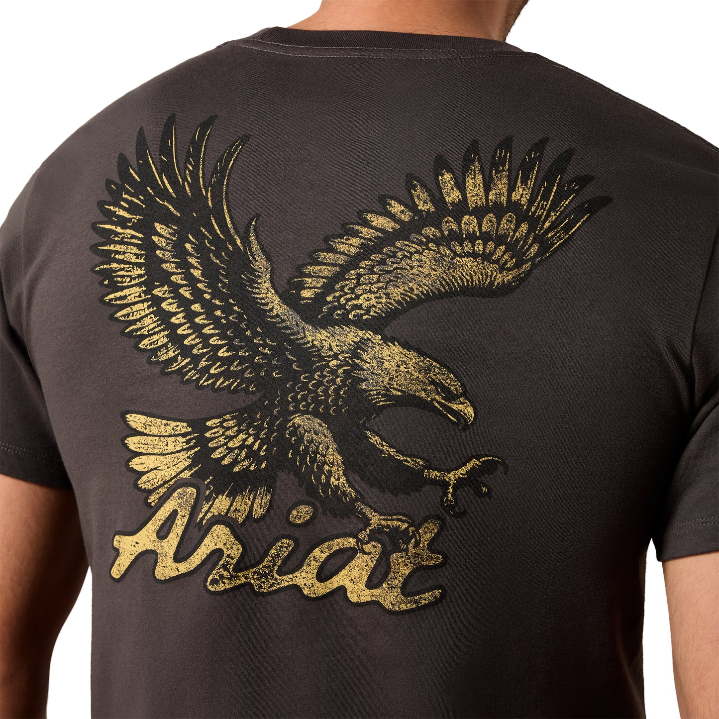 Ariat Men's Stitched Eagle Vintage Black T-Shirt 10079382