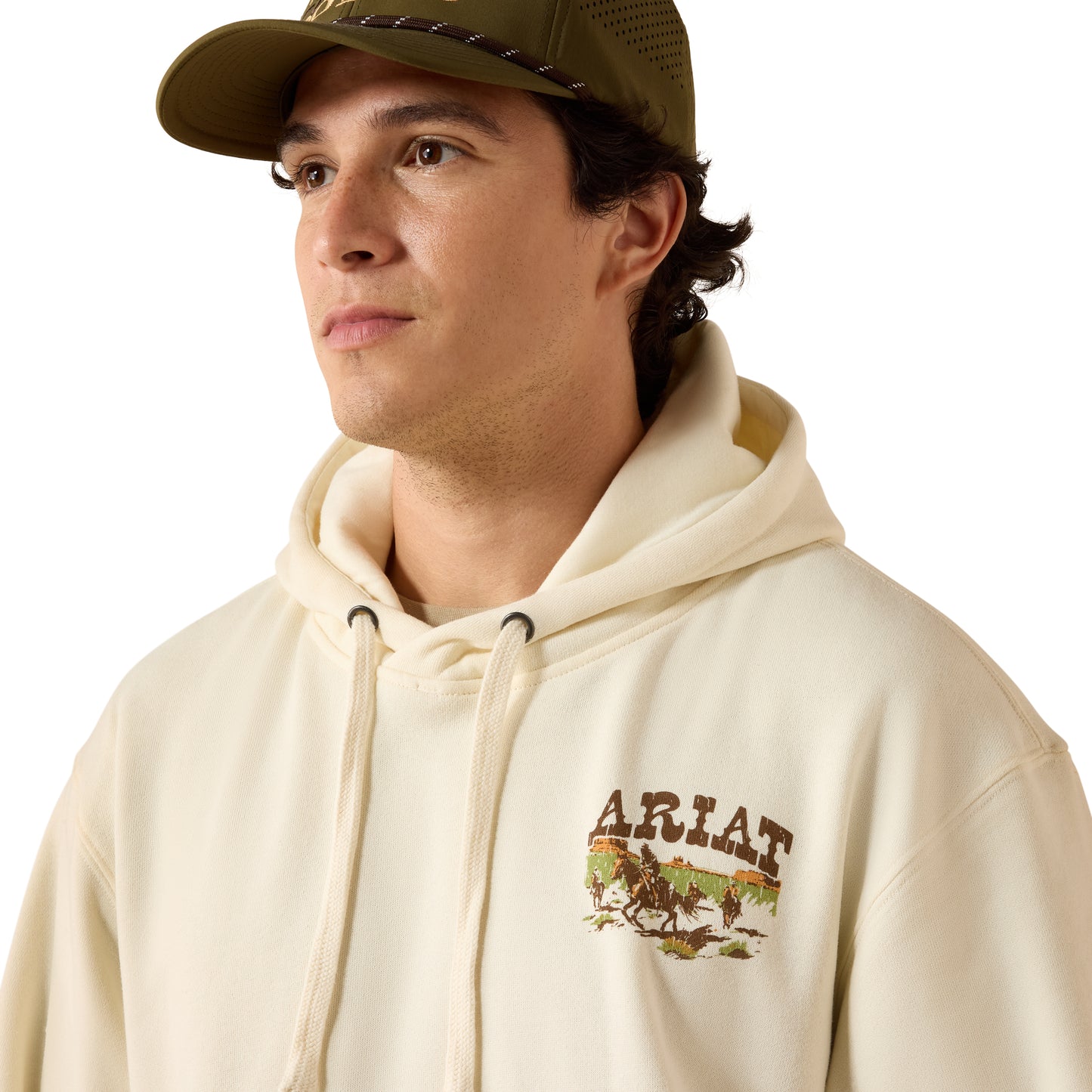 Ariat Men's Pulp Western Turtledove Hoodie 10079385