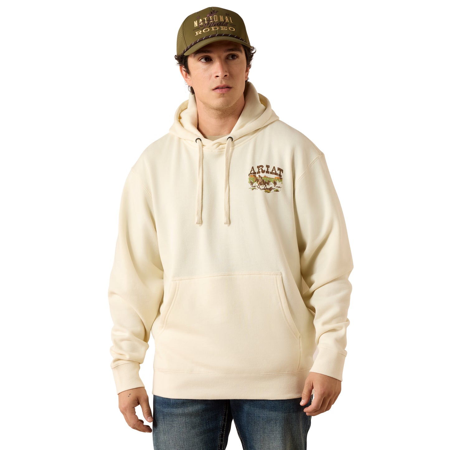 Ariat Men's Pulp Western Turtledove Hoodie 10079385
