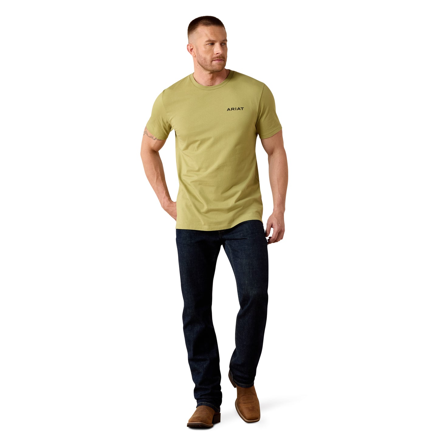 Ariat Men's Grazers Graphic Tent Green T-Shirt 10079399