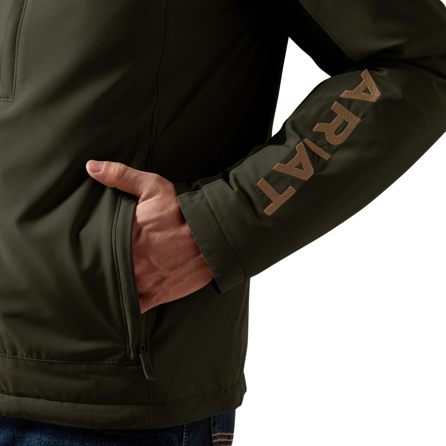Ariat Men's Pioneer StretchShell Forest Night Softshell Jacket 10079401