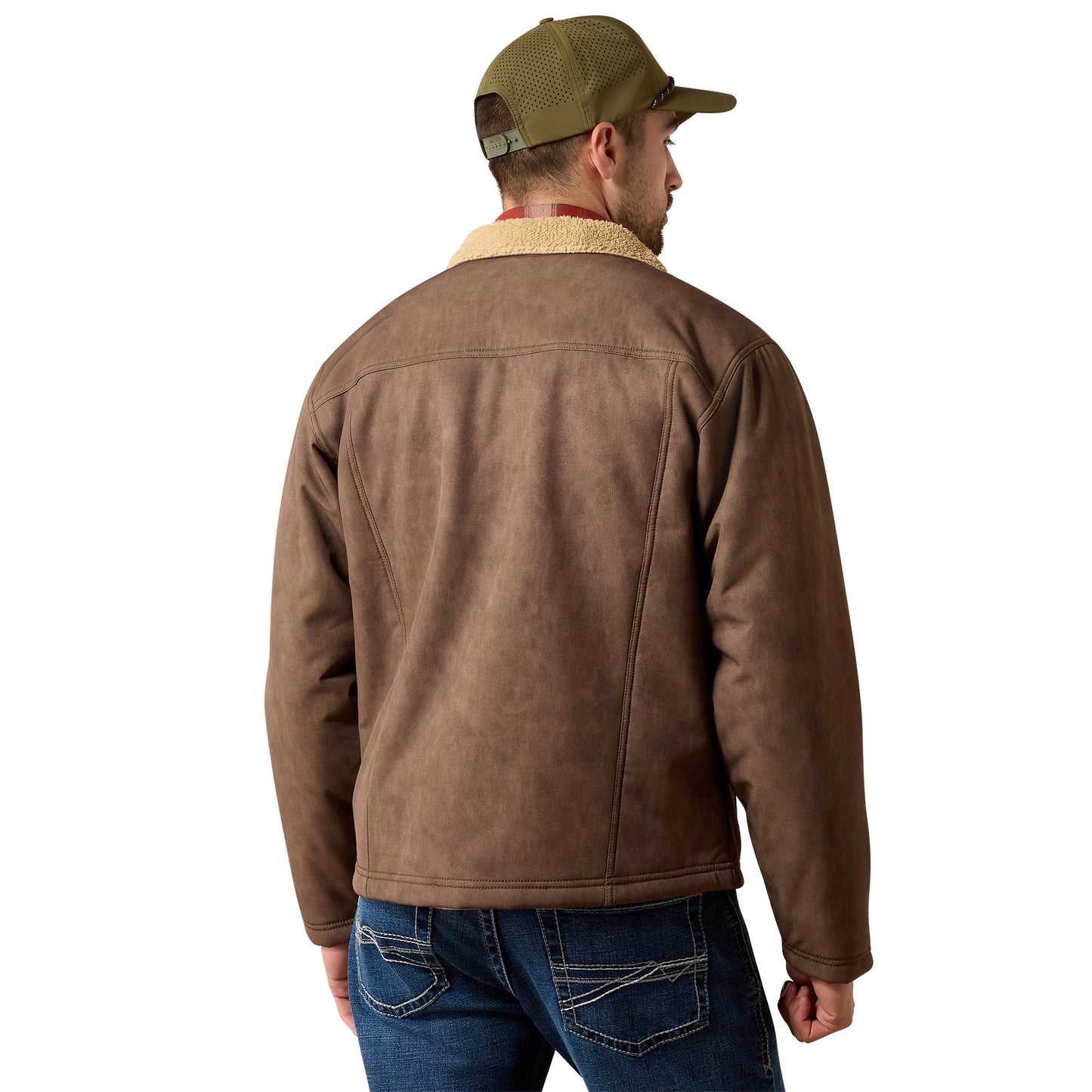 Ariat Men's Vernon Sherpa 2.0 Wren Faux Leather Jacket 10079402
