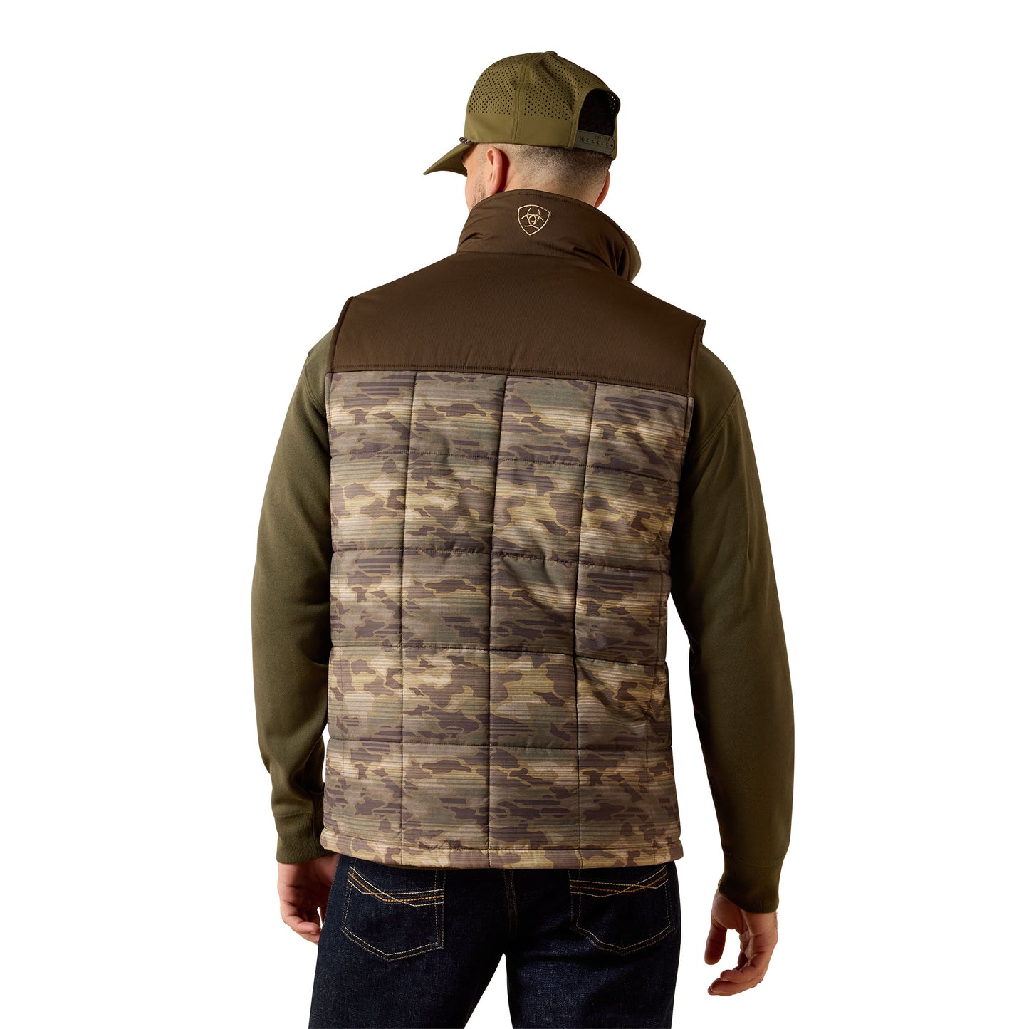 Ariat Men's Crius Wren Camo Serape Insulated Vest 10079405