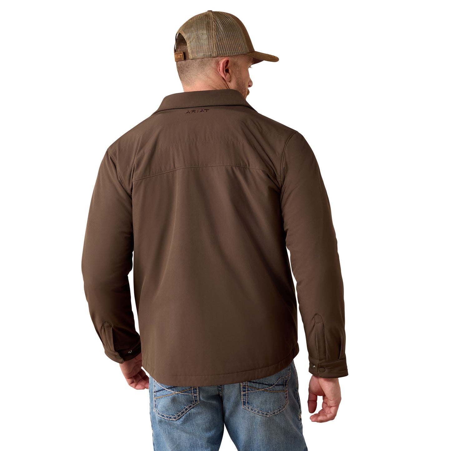 Ariat Men's Stretchshell Wren Brown Jacket 10079406