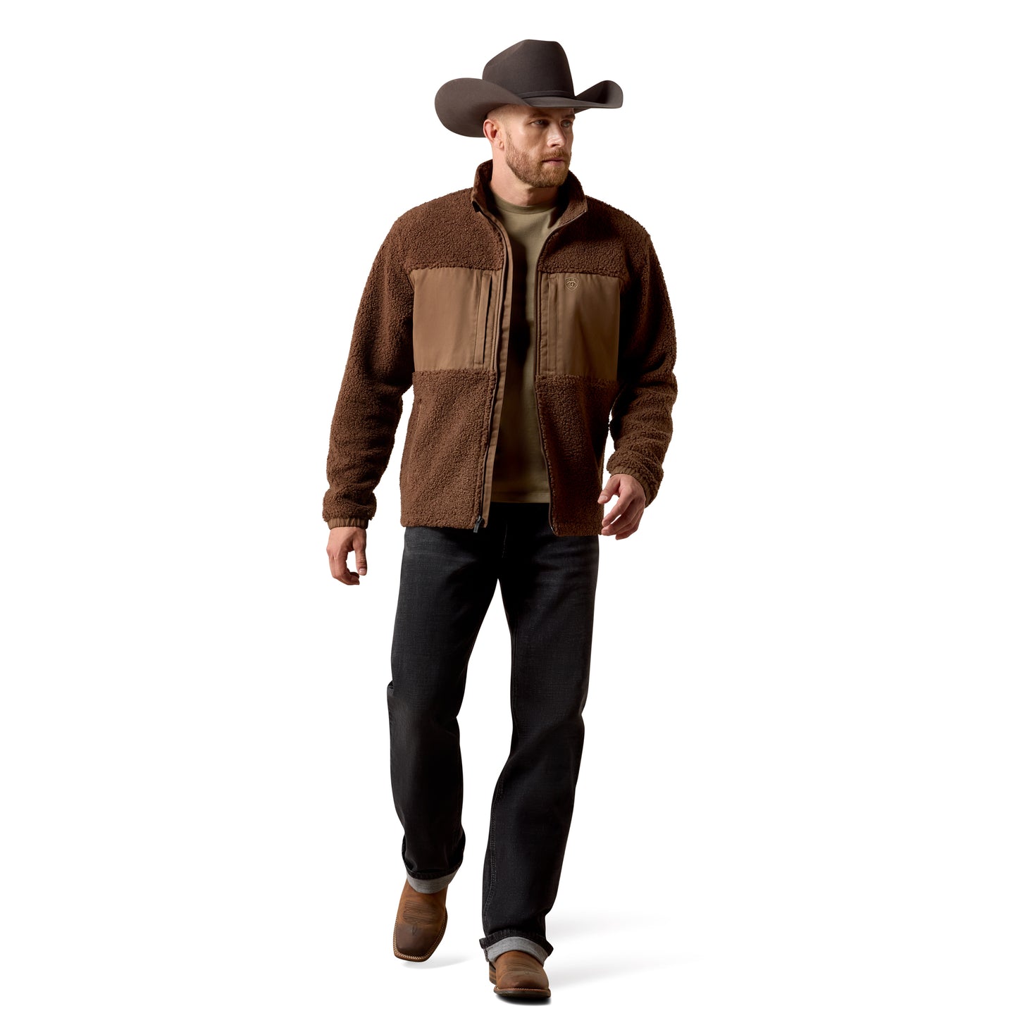 Ariat Men's Odessa Rain Drum Sherpa Jacket 10079459
