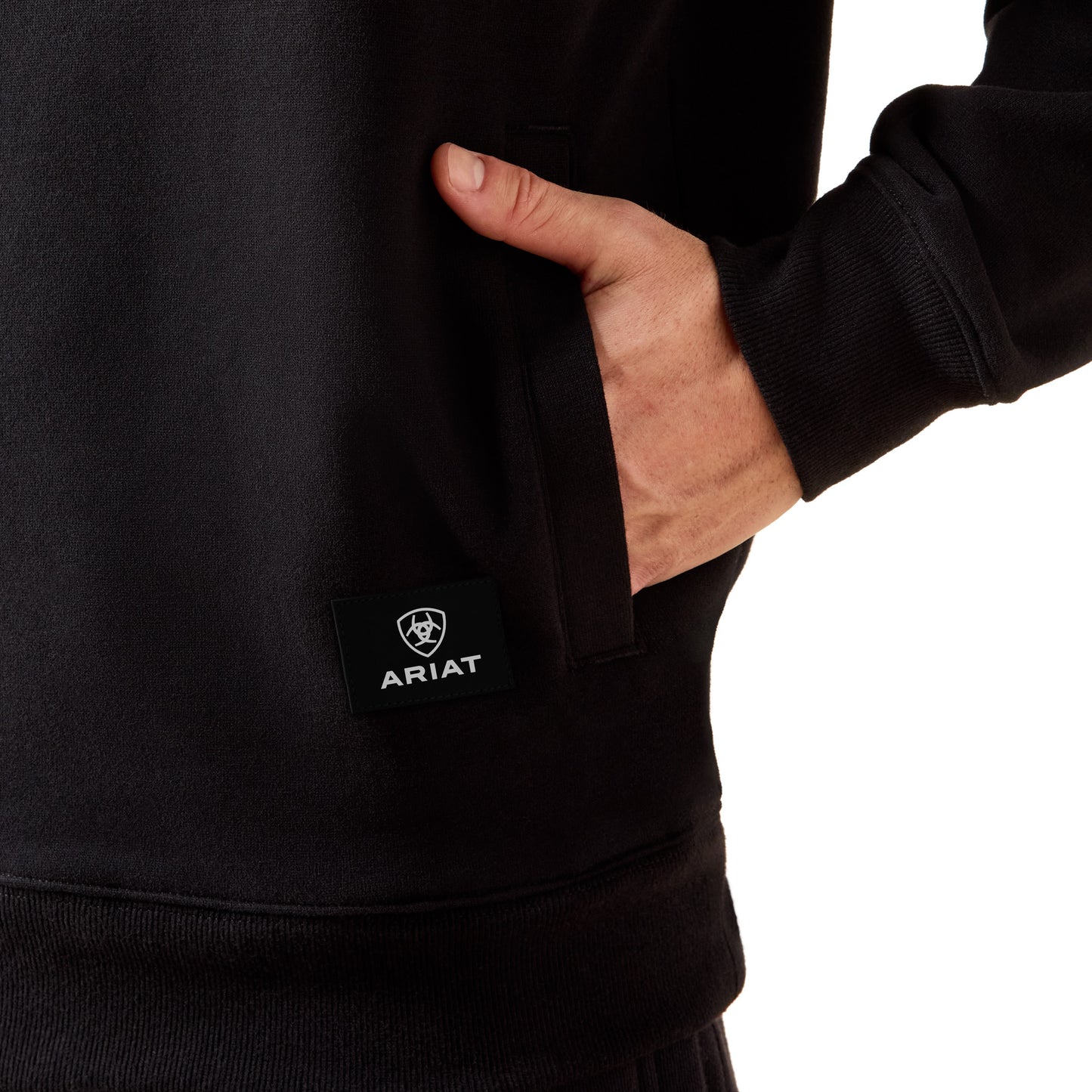 Ariat Men's Black Core 1/4 Zip Sweatshirt 10079479