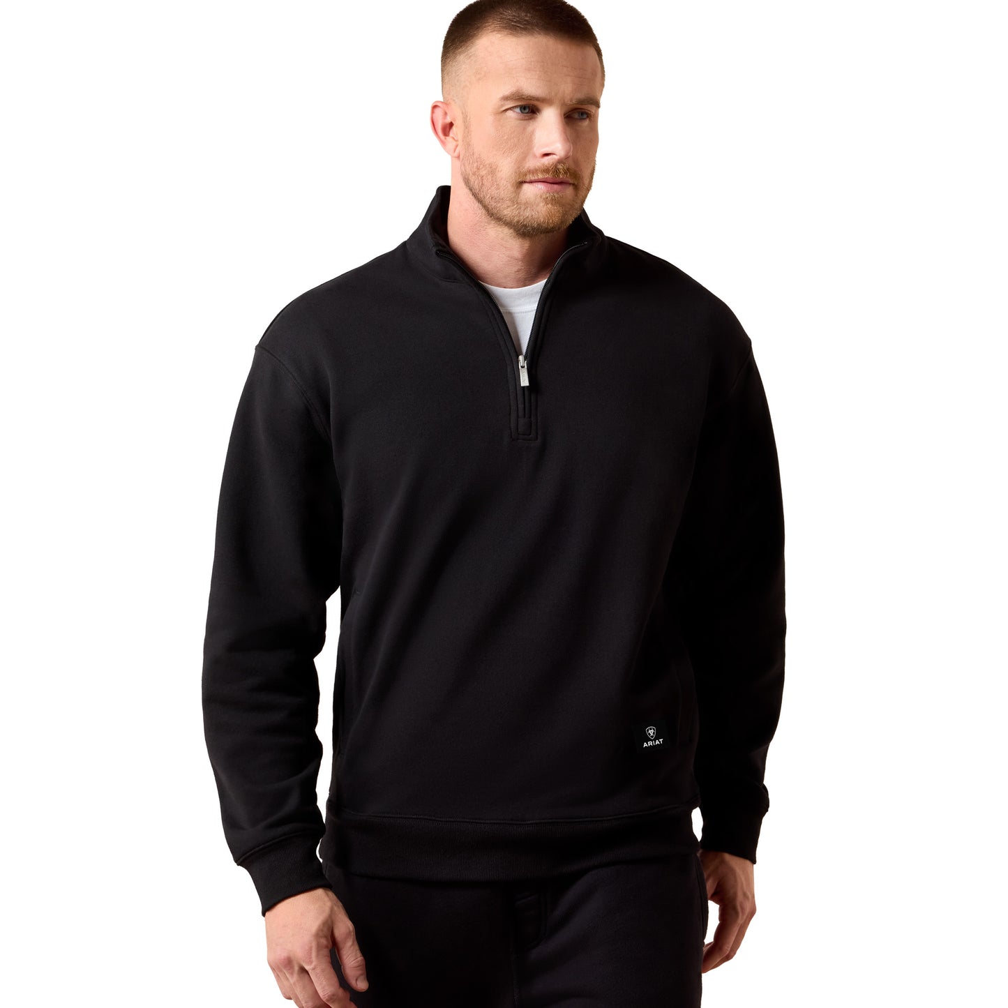 Ariat Men's Black Core 1/4 Zip Sweatshirt 10079479