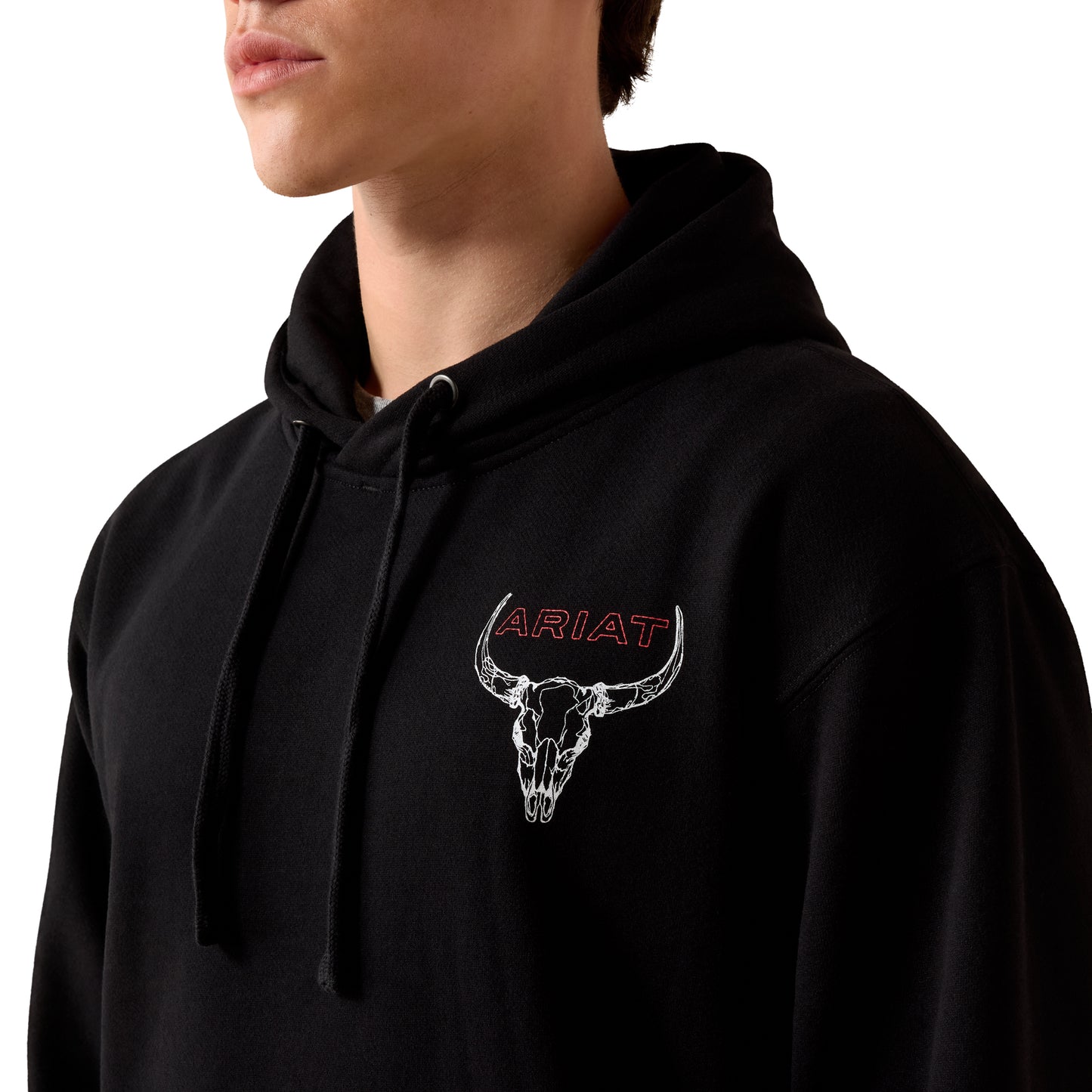 Ariat Men's Black Bison Bureau Hoodie 10079496