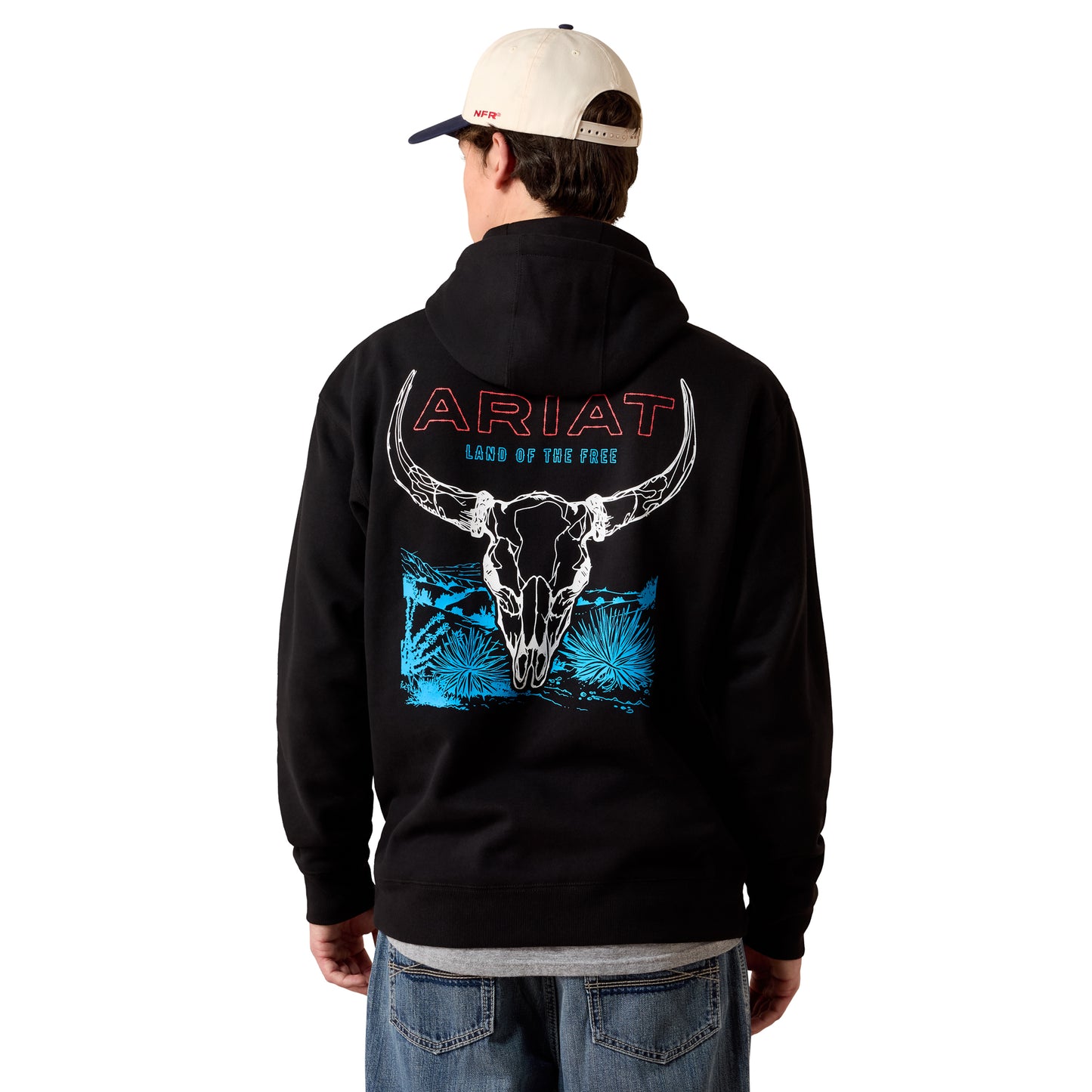 Ariat Men's Black Bison Bureau Hoodie 10079496