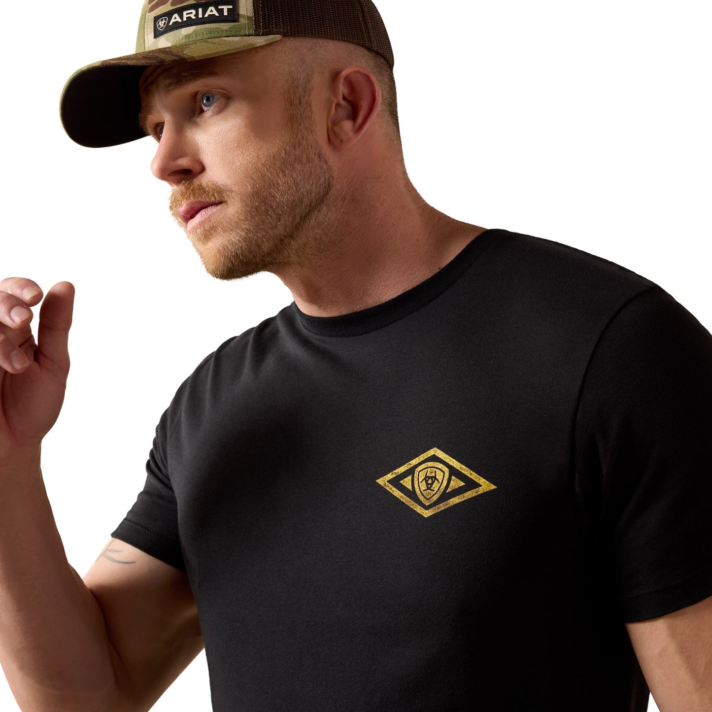 Ariat Men's Fort Knox Locks Black T-Shirt 10079499