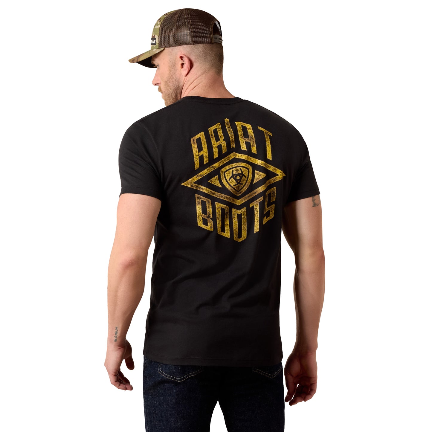 Ariat Men's Fort Knox Locks Black T-Shirt 10079499