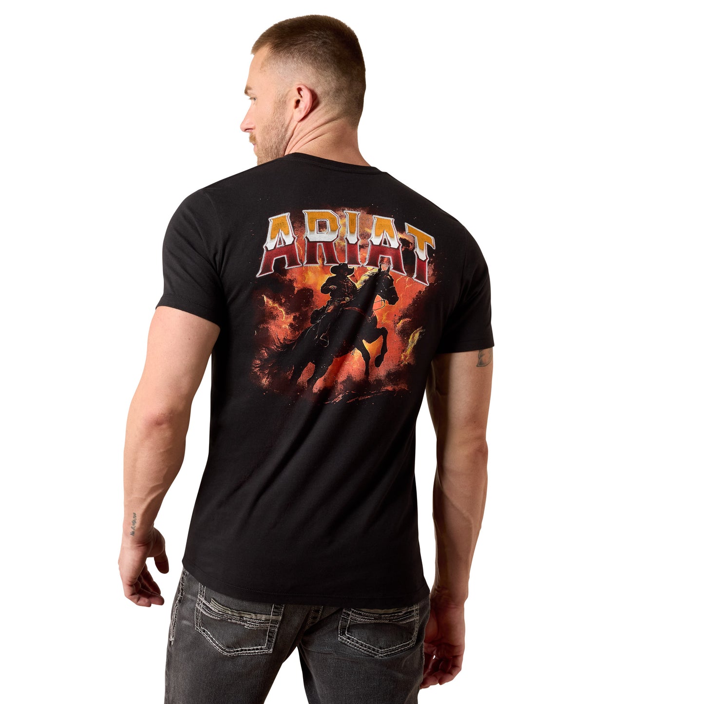 Ariat Men's Country Rock Black Graphic T-Shirt 10079501