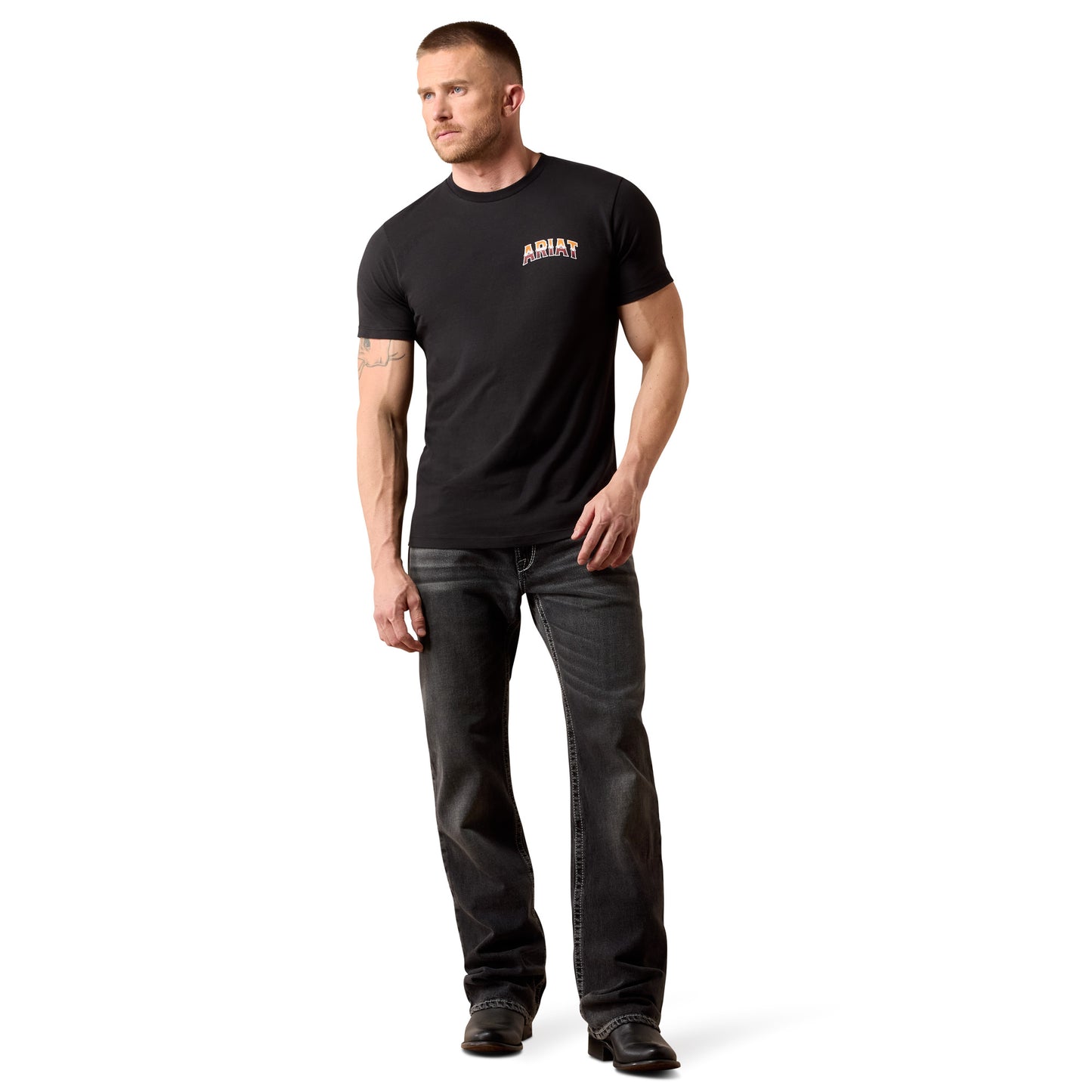 Ariat Men's Country Rock Black Graphic T-Shirt 10079501
